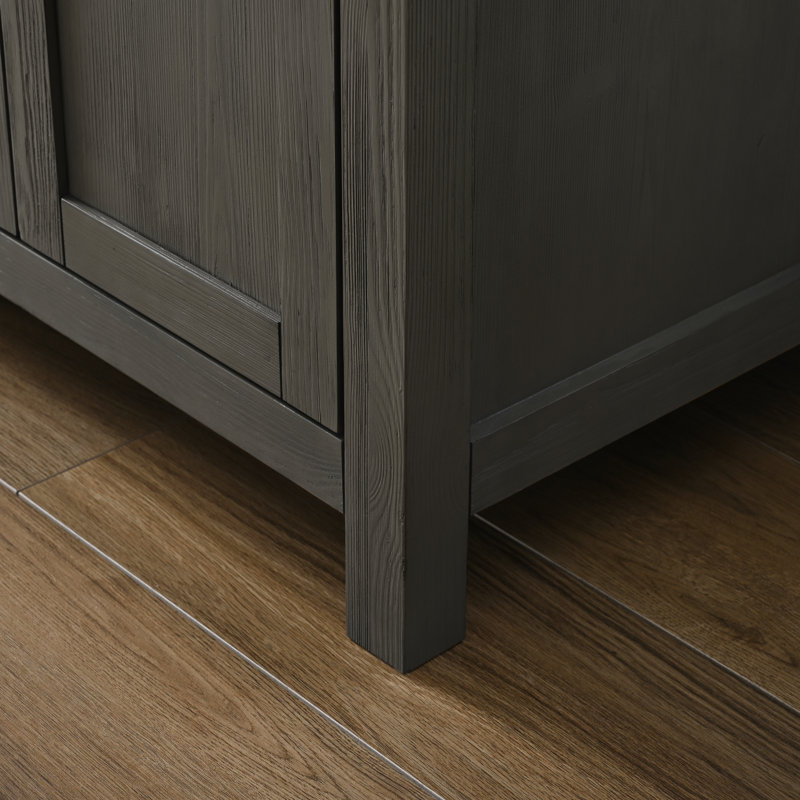 Mercury Row® Atencio 72'' Freestanding Double Bathroom Vanity with